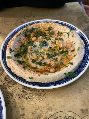 Hummus at Comptoir Libanais - Bluewater in Dartford