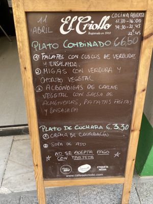 Plato del día   at La Piparra in Bilbao