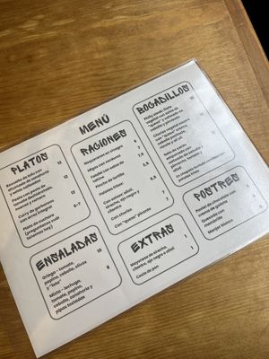 Menú de tarde/noche  at La Piparra in Bilbao