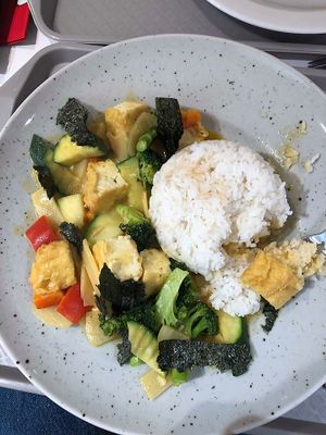 Thai curry, very delicious!!!  at Loving Hut - Zlicin in Prague