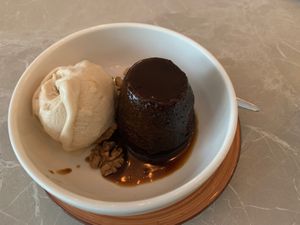 Vegan sticky date pudding! Wow 👌🏽  at Privé - Wheelock Place in Central Singapore