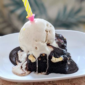 Dark Chocolate and Nuts Brownie at Privé - Wheelock Place in Central Singapore