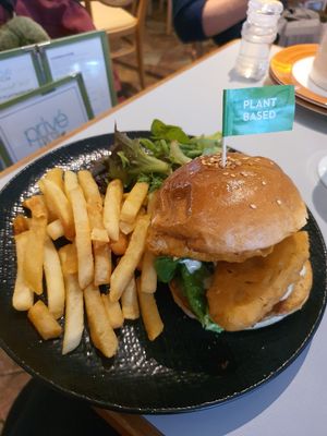 Filet O Fishless Burger at Privé - The Paragon in Central Singapore