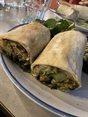 Vegan wrap at Privé - The Paragon in Central Singapore