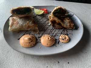 Duck roti at Tyranny of Distance in Windsor