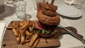 Mushroom burger. Full of flavour.   at Tyranny of Distance in Windsor