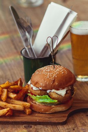 Mushroom Burger at Tyranny of Distance in Windsor