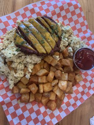 Breakfast  at Munchies Vegan Diner in Santa Ana