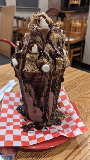 S'mores shake at Munchies Vegan Diner in Santa Ana