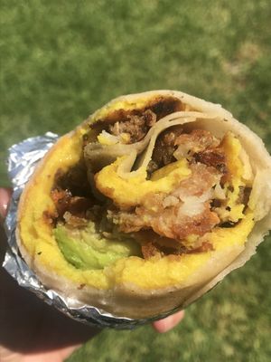 Breakfast burrito 🌯  at Munchies Vegan Diner in Santa Ana