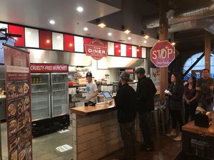 Store Front at Munchies Vegan Diner in Santa Ana