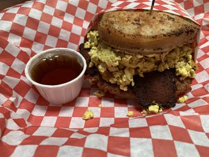 VcGriddle Sandwich at Munchies Vegan Diner in Santa Ana