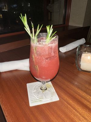 Citrus mocktail spritzer  at Seasons 52 in Fort Lauderdale