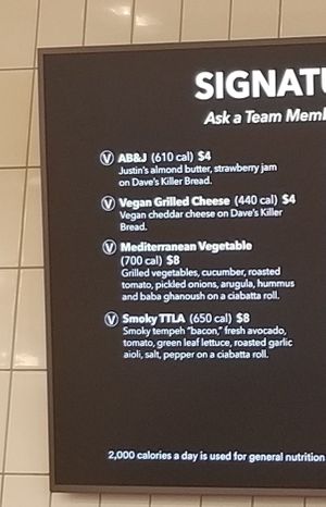 Vegan Sandwiches at Whole Foods Market in Sedona