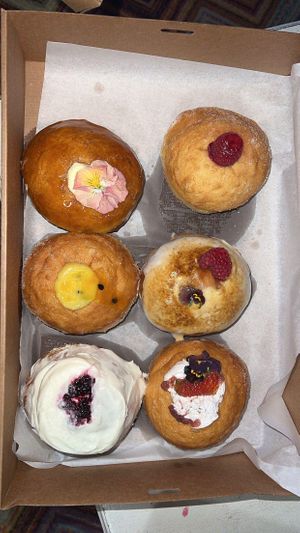 Vegan doughnut box - assorted flavours at Miss Sina - Surry Hills in Surry Hills