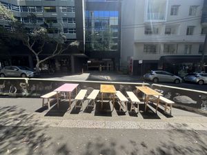 Outdoor seatingg  at Miss Sina - Surry Hills in Surry Hills