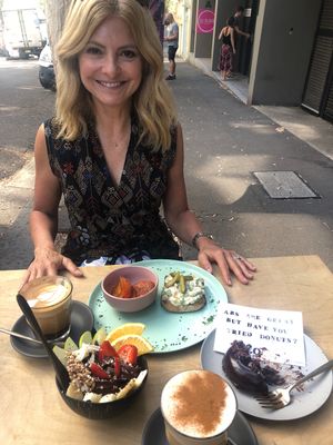 That doughnut! So good.  at Miss Sina - Surry Hills in Surry Hills
