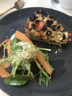Vegan quiche at Miss Sina - Surry Hills in Surry Hills
