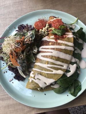 Chickpea omelette  at Miss Sina - Surry Hills in Surry Hills