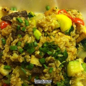 vegetable fried rice at Fresh Mint in Scottsdale