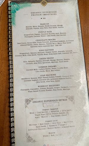   at Cafe Vida in Canggu