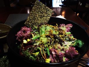 Forgot the name salad but it was goood at Cafe Vida in Canggu