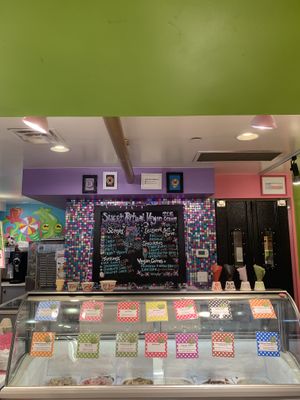 12 flavors of Sweet Ritual ice cream  at Yummi Joy in Austin