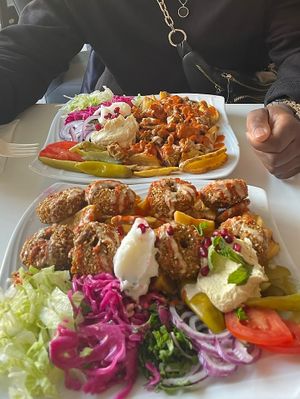 Vegan Shawarma and Falafel 👌  at Mr Falafel in Malmo