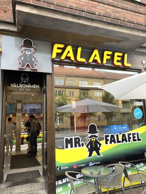   at Mr Falafel in Malmo