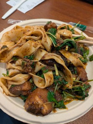 Vegan mock duck at Very Fresh Noodles in New York City