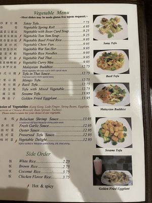 Menu/ staff claims it’s all vegan, remind them to fish sauce etc   #Veganuary at Coco Garden in Rochester