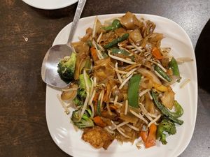 Chow fun #Veganuary at Coco Garden in Rochester