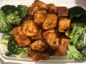 General Tso’s Tofu  at Coco Garden in Rochester