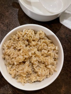 Brown rice   at Coco Garden in Rochester
