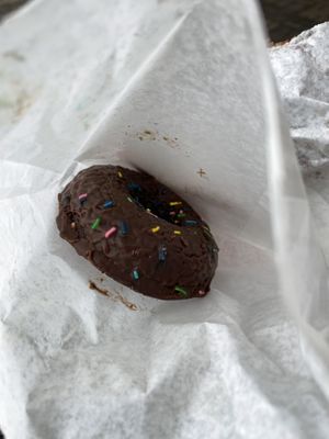 Vegan chocolate donut   at MSP - Peoples Organic - T1 in St Paul