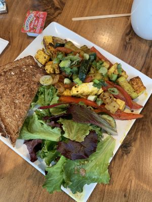 Classic vegan tofu scramble   at MSP - Peoples Organic - T1 in St Paul
