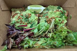 avocado toast   at MSP - Peoples Organic - T1 in St Paul