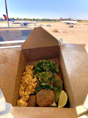 Vegan breakfast  at MSP - Peoples Organic - T1 in St Paul