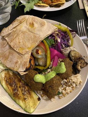 Tasting plate at Plant Based Wholefoods in Katoomba