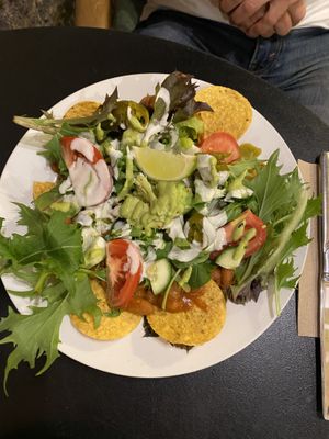 Nachos  at Plant Based Wholefoods in Katoomba