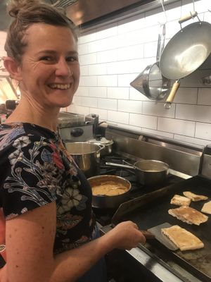 Cooking at Plant Based Wholefoods in Katoomba