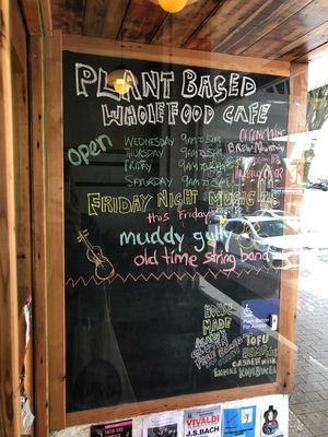 Opening hours as of March 2019 at Plant Based Wholefoods in Katoomba