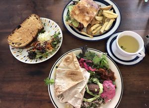 Lunch  at Plant Based Wholefoods in Katoomba