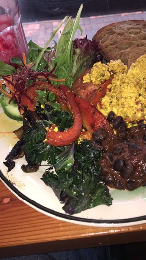 Breakfast was delicious as well! at Plant Based Wholefoods in Katoomba