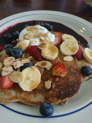 Pancakes at Plant Based Wholefoods in Katoomba
