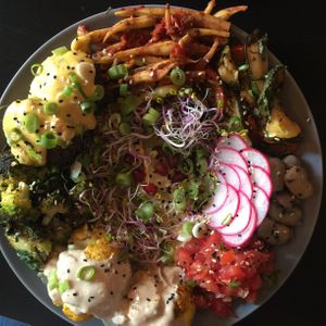 Amazing summer plate at Falla in Wroclaw