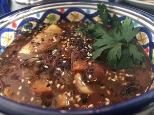 Harira soup  at Falla in Wroclaw