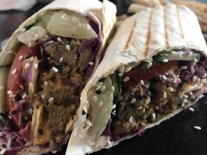 Vegab wrap  at Falla in Wroclaw