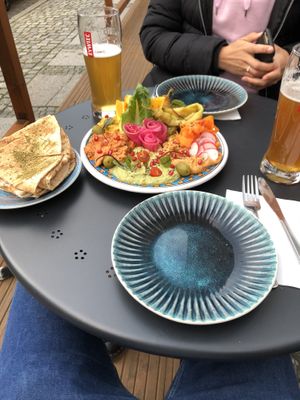 Humus plate at Falla in Wroclaw