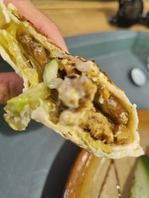 Gyros at Pani Baklazani in Nitra